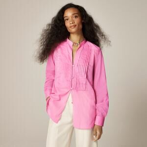 J.CREW Pintuck top in cotton voile Size - 6